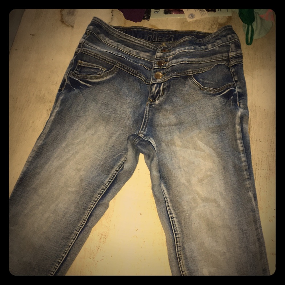 Rue 21 high waisted jeans size 4